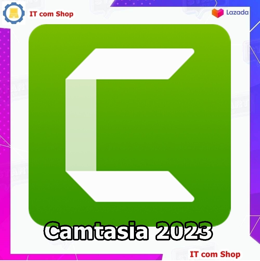 Techsmith Camtasia 2023.0.2.45178 (X64) Pre-Activated ตัวเต็ม ถาวร โปรแกรมบันทึกหน้าจอ  ตัดต่อวิดีโอ ครบวงจร พร้อมวิธีติดตั้ง - It Com Shop - Thaipick