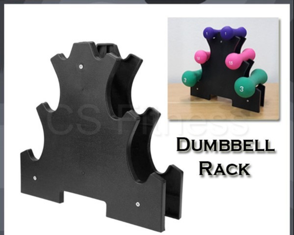 โปรโมชั่น ชั้นวางดัมเบล 3 ระดับ - Plastic Dumbbell Rack ราคาถูก ชั้นวางของ ชั้นวางของอเนก ชั้นวางของ3ชั้น ชั้นวางของ5ชั้น