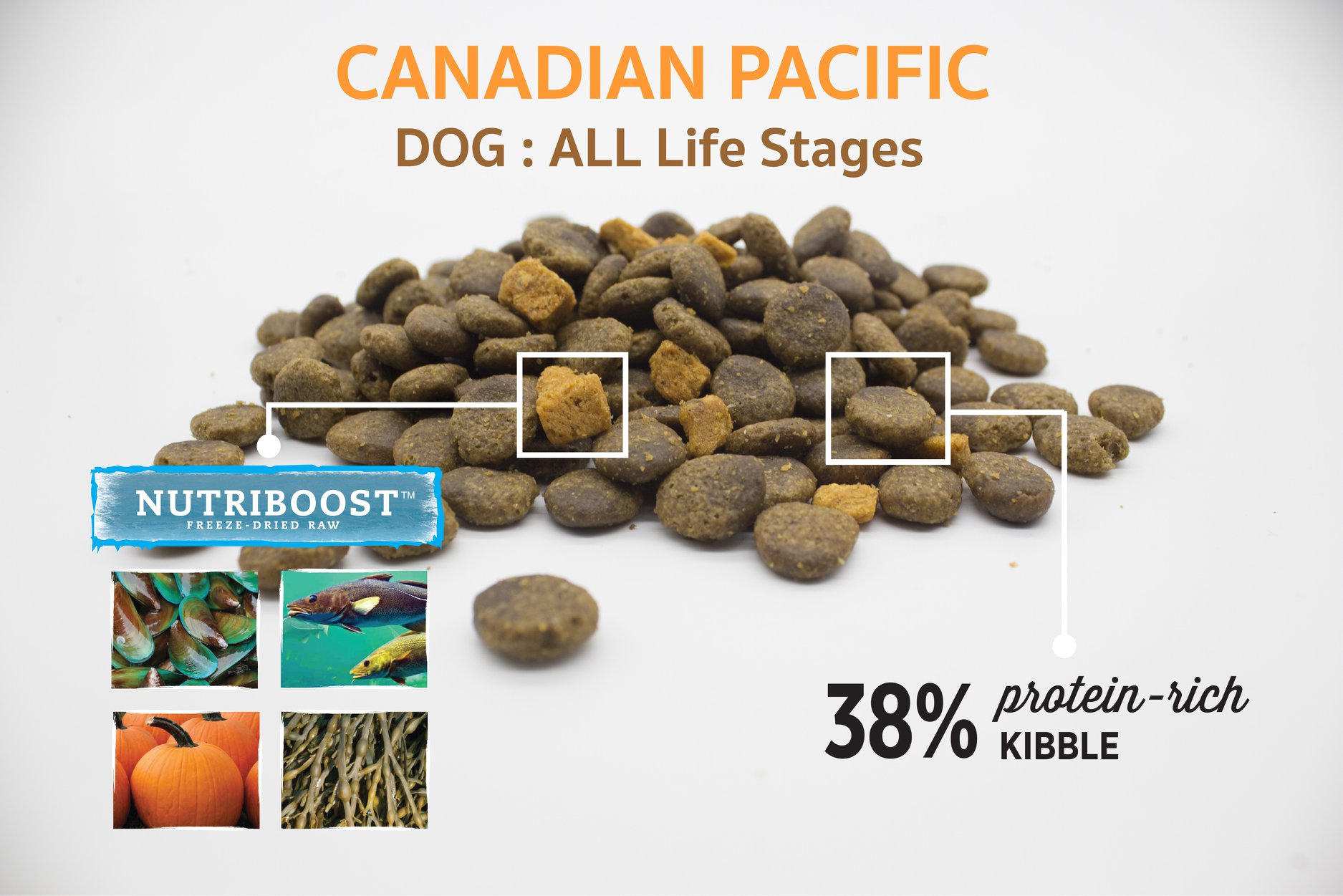 [DOG FOOD]อาหารสุนัข Nutrience สุนัข Subzero Canadian Paciflc (ฟ้า