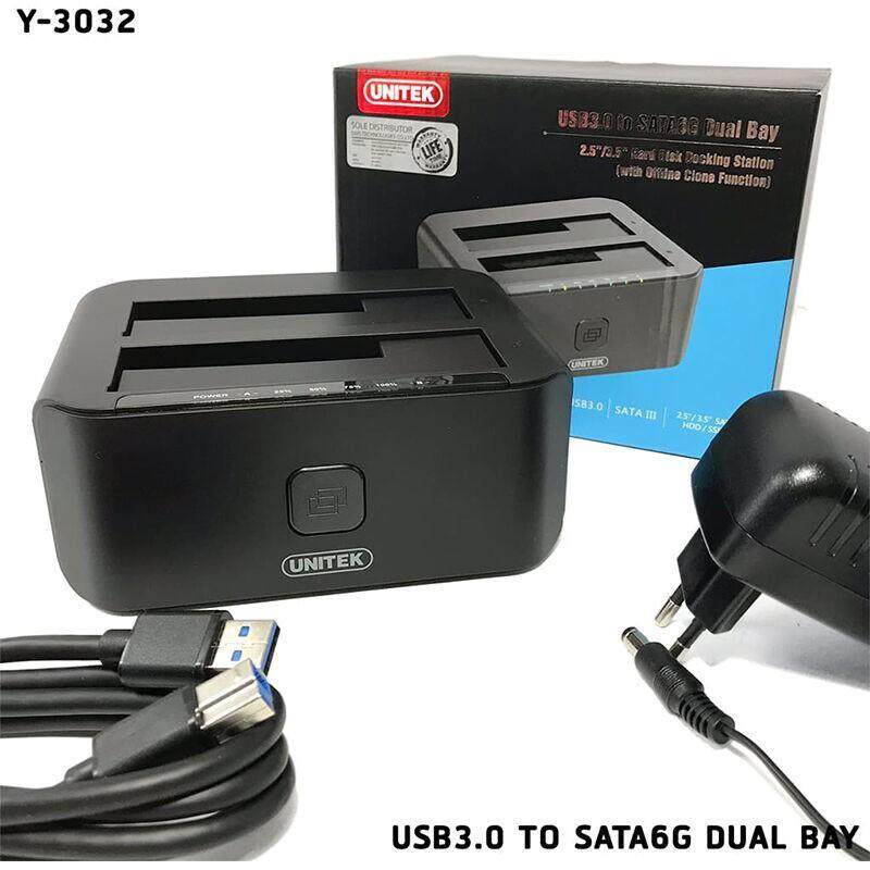 ORICO 6629US3-C USB 3.0 Dual Bay 2.5 3.5 SATA Hard Drive HDD SSD Docking Station