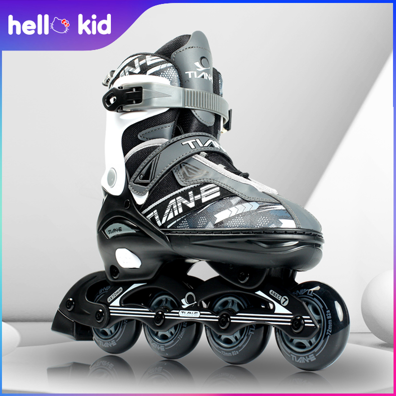 รองเท้าสเก็ต โรลเลอร์เบลด High Bounce Adjustable Inline Skates for Kids