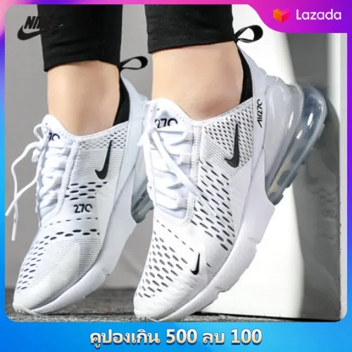 🔥Hot item🔥 NIKE AIR MAX 270 รองเท้ากีฬา รองเท้าผู้ชาย รองเท้าสตรี รองเท้าลำลอง รองเท้าวิ่ง AH8050-100