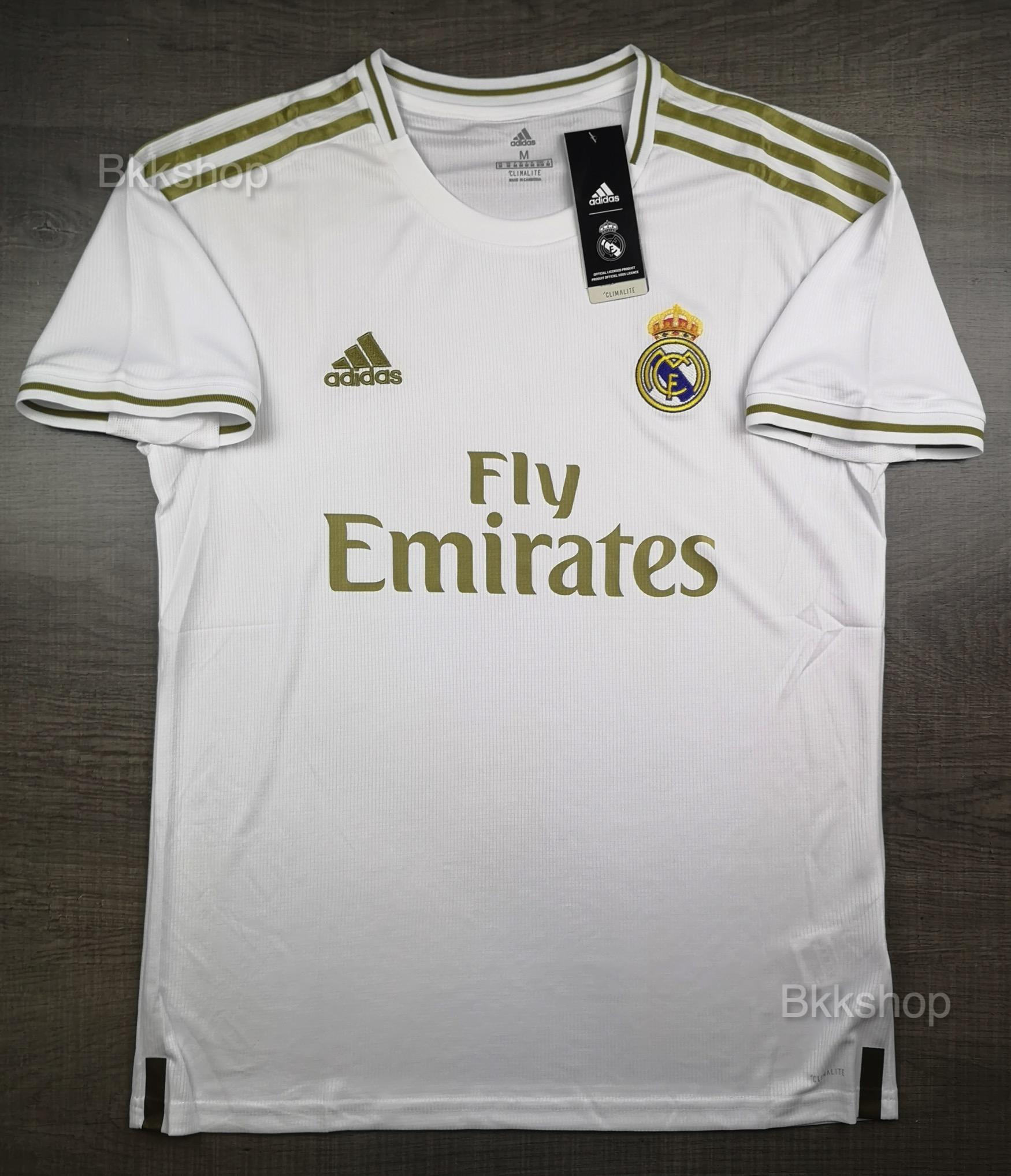 เสื้อบอล เรอัล มาดริด เหย้า 2019-20 Real Madrid Home สีขาว