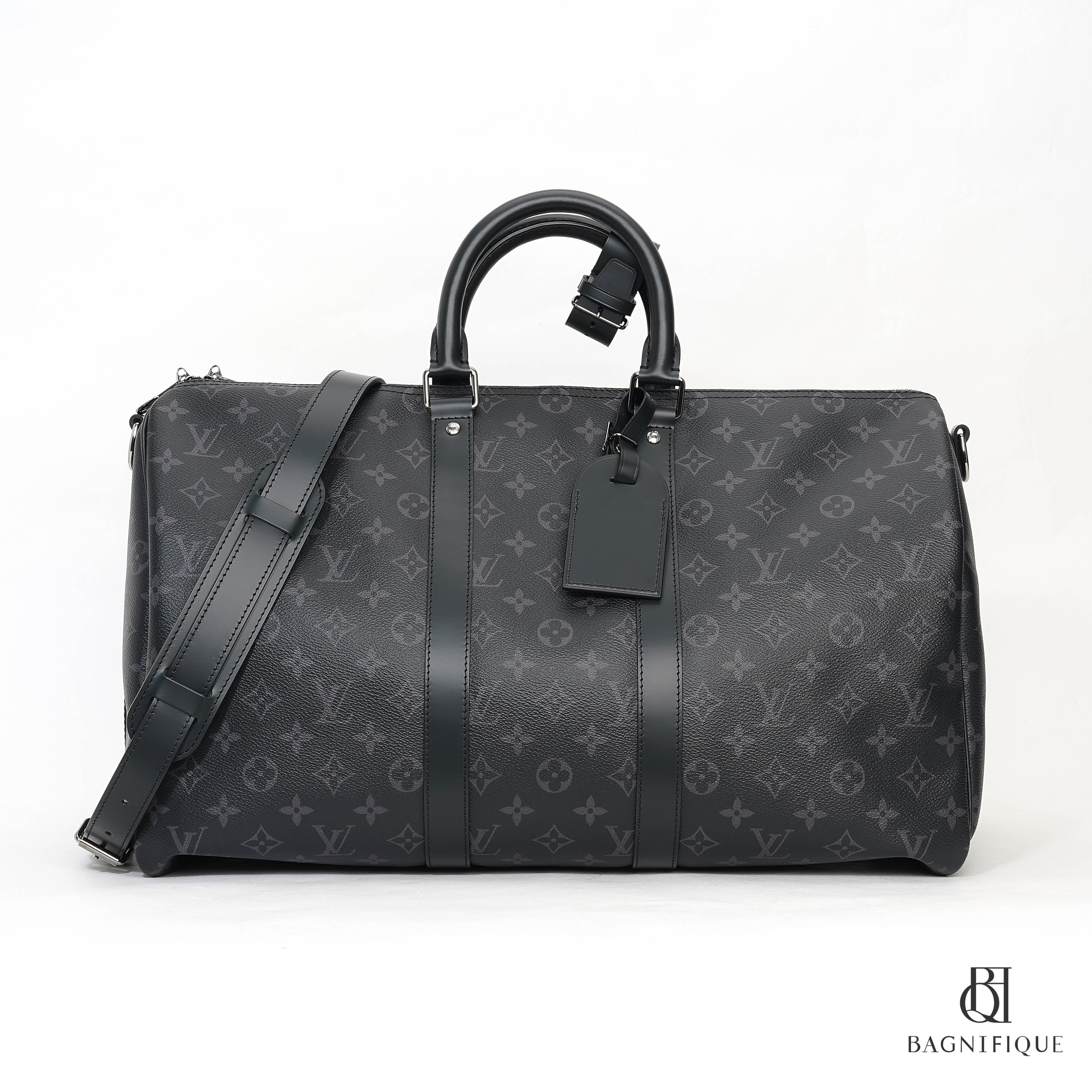 LOUIS VUITTON KEEP ALL 45 BLACK MONOGRAM CANVAS SHW BNF BRANDNAME