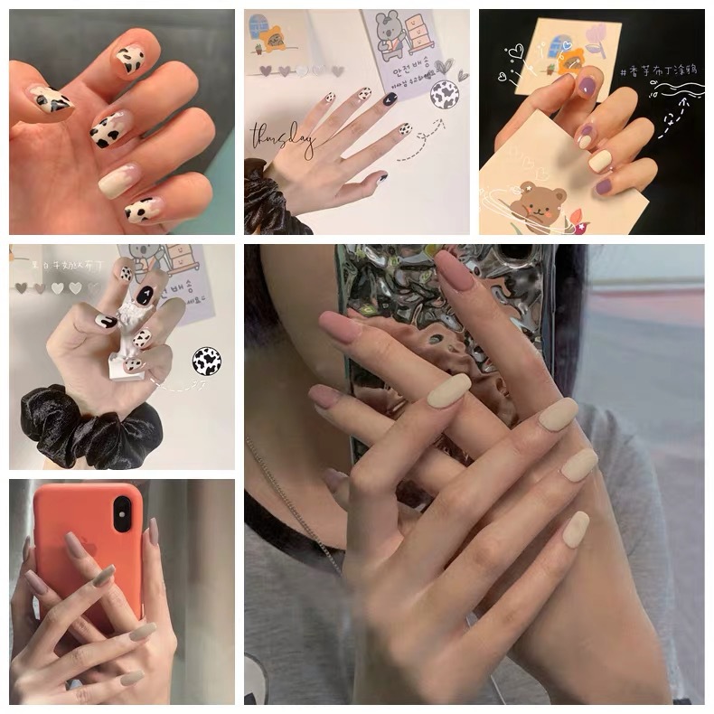 Nhãn Dán Làm Móng Sữa Dán Móng Tay Móng Dán Móng Tay Dán Dán Mong Tay Miếng Dán Móng Tay Sticker Dán Móng Tay
