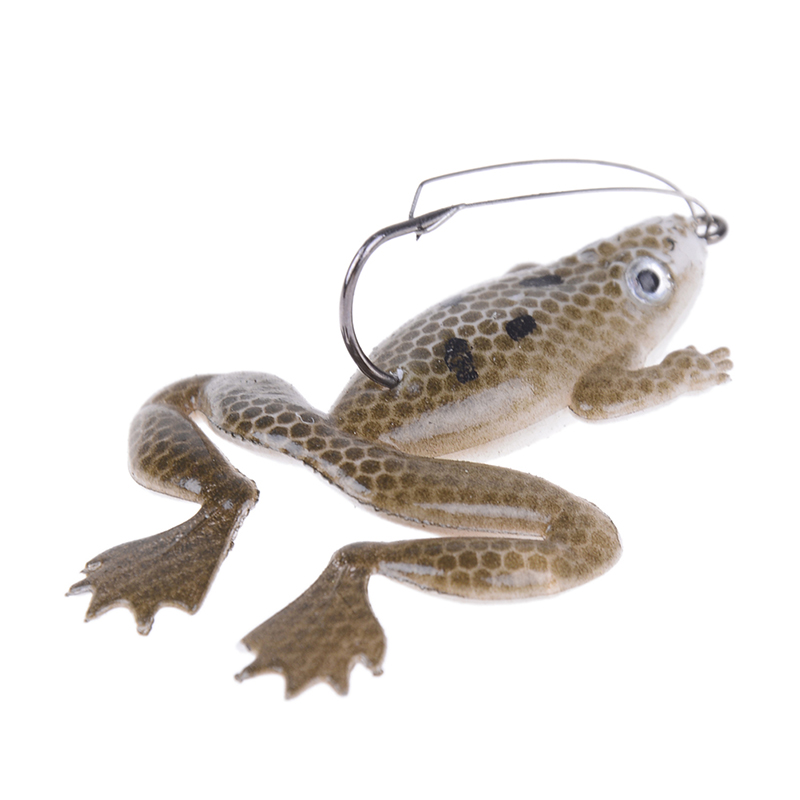 EOY Rilakku Lot 1Pcs Plastic Frog Fishing Lures ass Spinner Bait