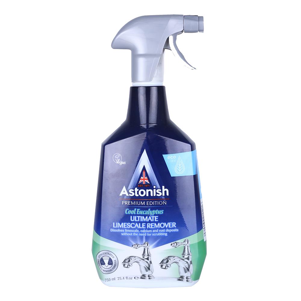 ถูกที่สุด✅  น้ำยาทำความสะอาดในครัว ASTONISH 750 มล. น้ำยาทำความสะอาดอื่นๆ LIMESCALE REMOVER SPRAY ASTONISH 750ML COOL EU