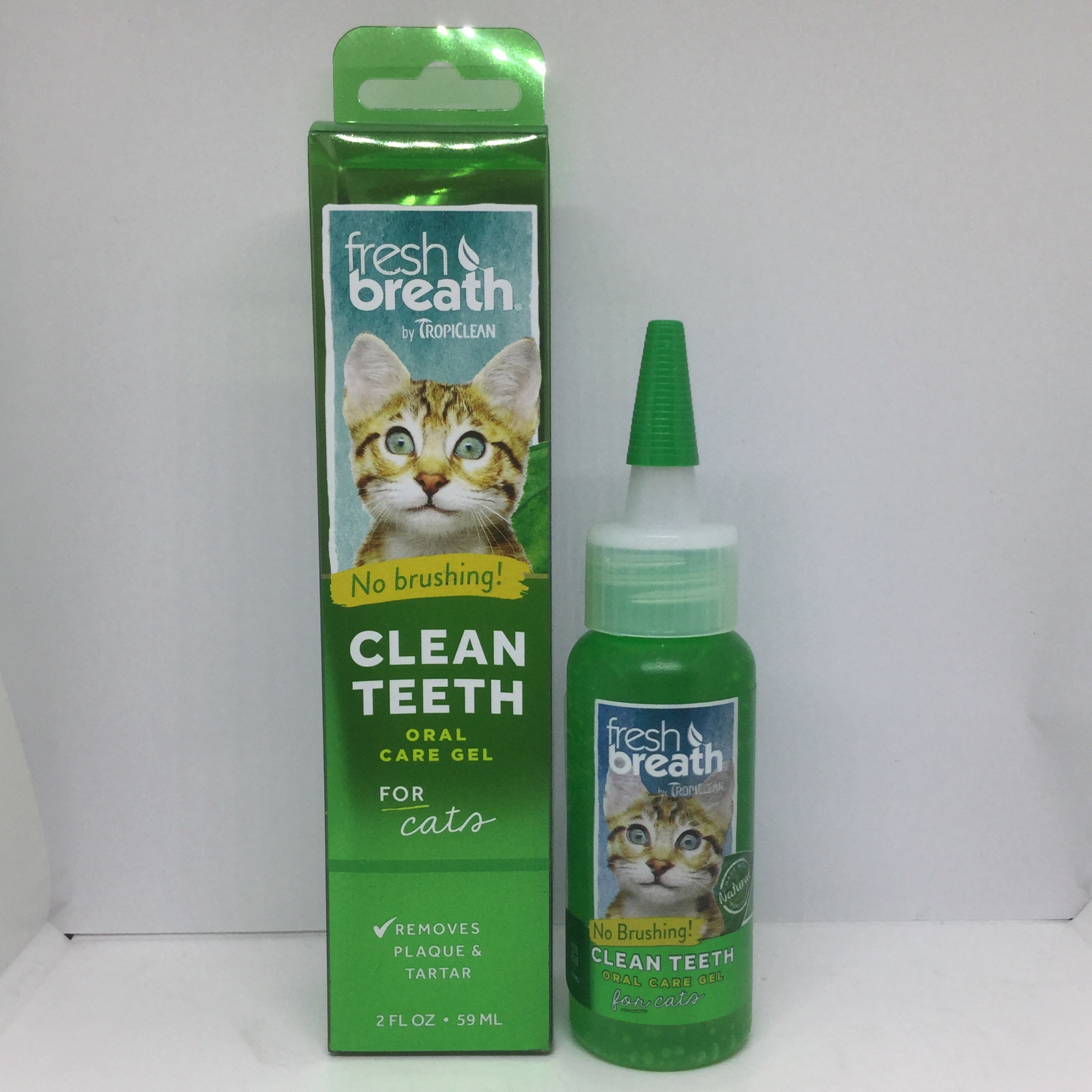 Fresh breath for cat เจลทำความสะอาดฟันเฟรช เบรธ คลีน ทีชสำหรับแมว 2 ออนซ์