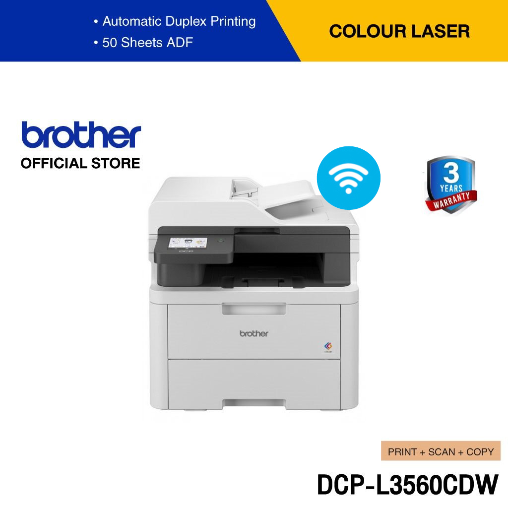 Impresora Multifunción Láser LED color DCP-L3560CDW