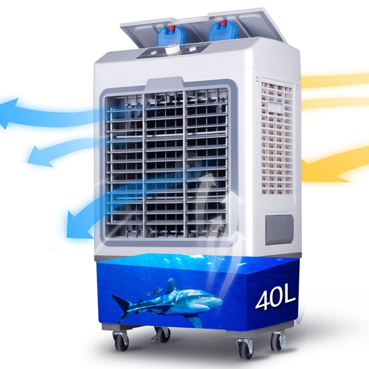 เครื่องปรับอากาศเคลื่อนที่ เครื่องทำความเย็น AIR COOLER แอร์เคลื่อนที่ พัดลมไอเย็น พัดลมไอน้ำ พัดลม พัดลมเคลื่อนที่ พัดลมไอน้ำระเหย พัดลมแอร์ พัดลมแอร์เคลื่อนที่ พัดลมไอเย็นราคาถูก พัดลมพ่นไอน้ำ ใช้งานง่ายสะดวกสบาย