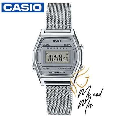 Casio Standard นาฬิกาข้อมือผู้หญิง สายสแตนเลส รุ่น LA690WEM-7DF สีเงิน Casio Standard นาฬิกาข้อมือผู้หญิง สายสแตนเลส รุ่น LA690WEM-7DF สีเงิน