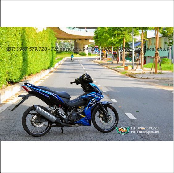 Tem rời Winner Xanh đen Hayabusa
