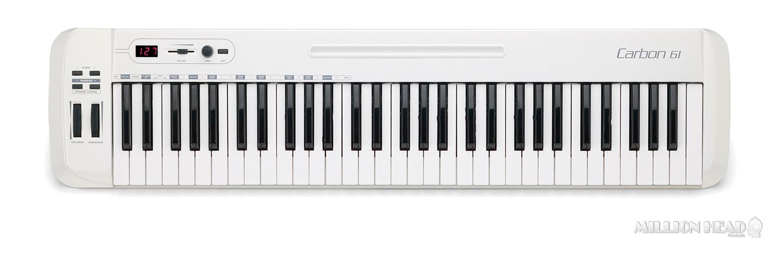 Samson : Carbon 61 ( USB MIDI Keyboard Controller 61-Key ใช้กับโปรแกรม Draw สามารถเชื่อมต่อได้ทั้งระบบ Windows และ IOS )