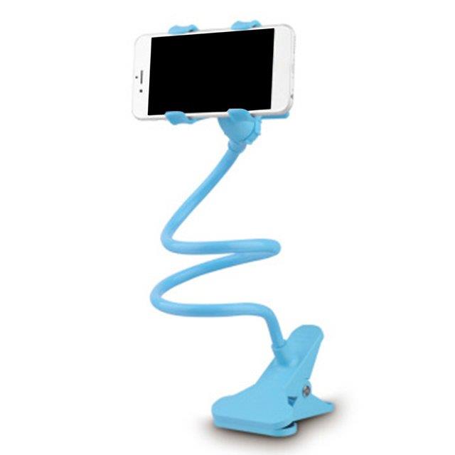 Universal Phone Holder Bed Clip Lazy Flexible Gooseneck Clamp Long Arms