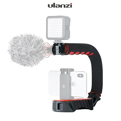 ULANZI U-GRIP 3 ฮ๊อตชู ด้ามจับกันสั่นและต่ออุปกรณ์เสริมสำหรับกล้อง ULANZI U-GRIP 3 HOTSHOE ลดการสั่นไหวในการจับถือ