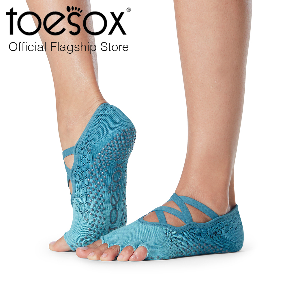 ToeSox โทซอคส์ ถุงเท้ากันลื่น Elle เปิดนิ้วเท้า