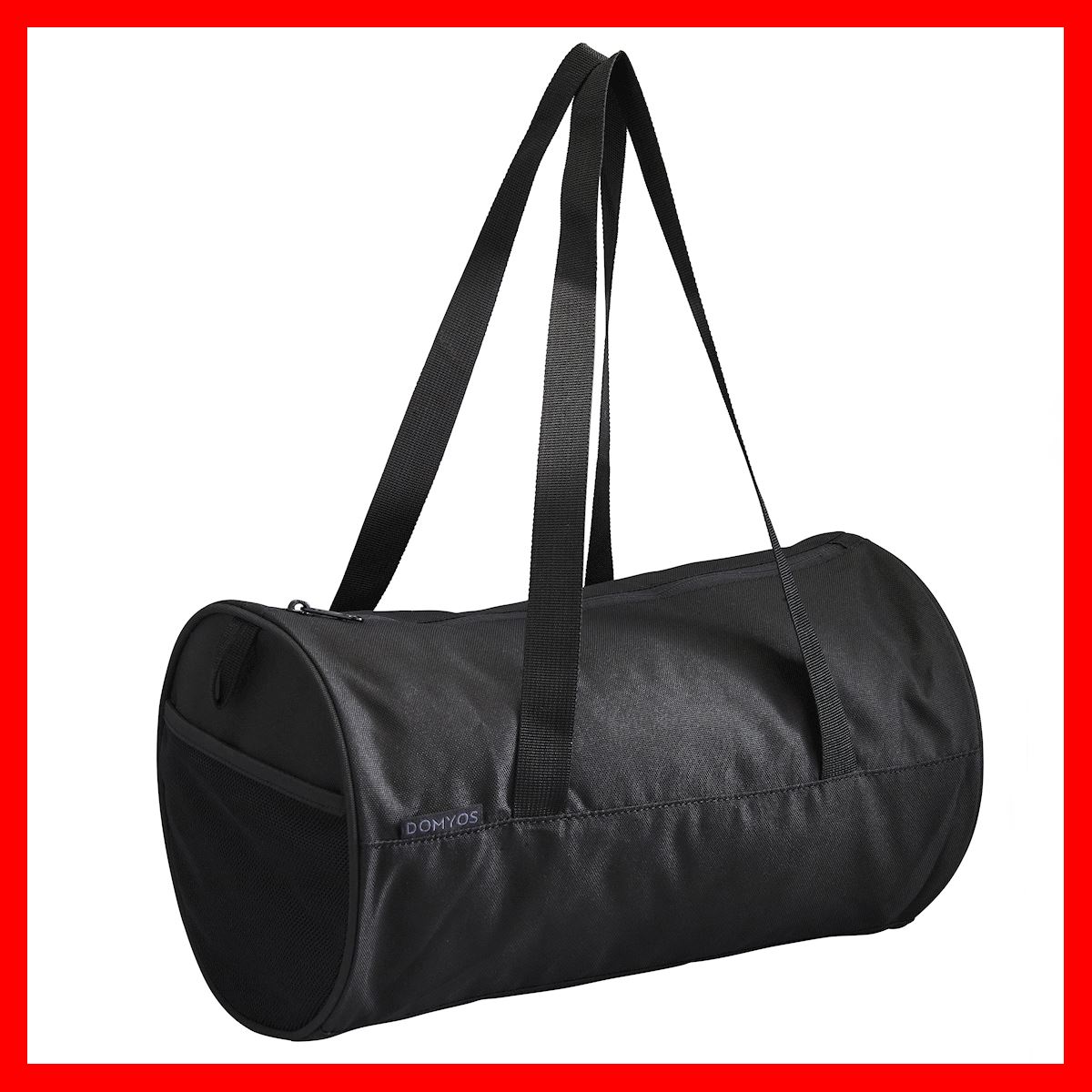 15L Compact Cardio Training Fitness Barrel Bag - Black