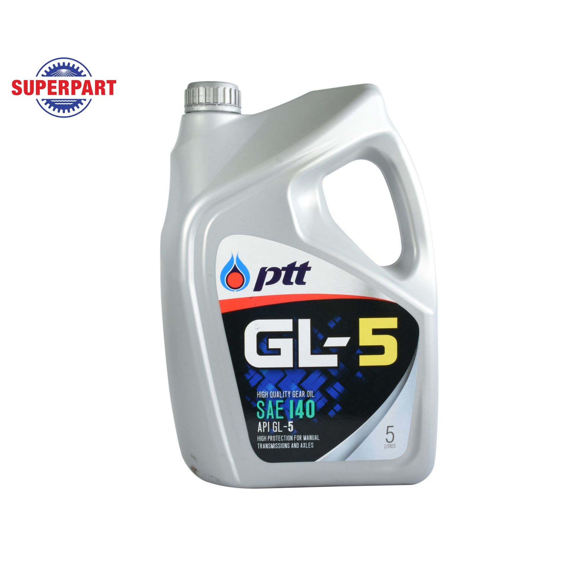 น้ำมันเกียร์ LUBRICANT GL5 140 5L PTT (404294)
