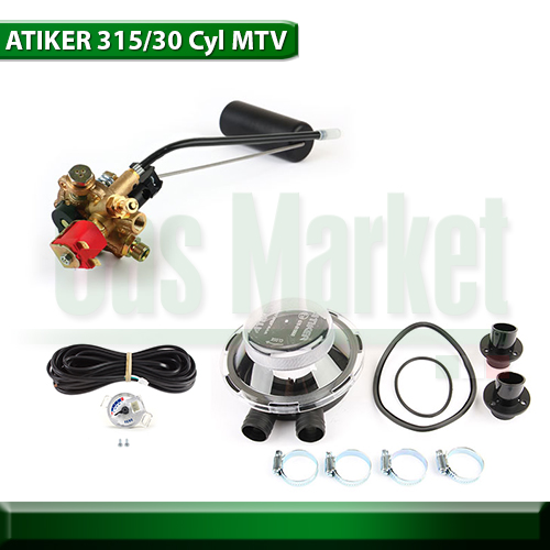 มัลติวาวล์ แคปซูล 315/30  พร้อม ฝาครอบ และ นาฬิกา -  Atiker Cylinder MTV 315/30 + ฺBox and level sensor