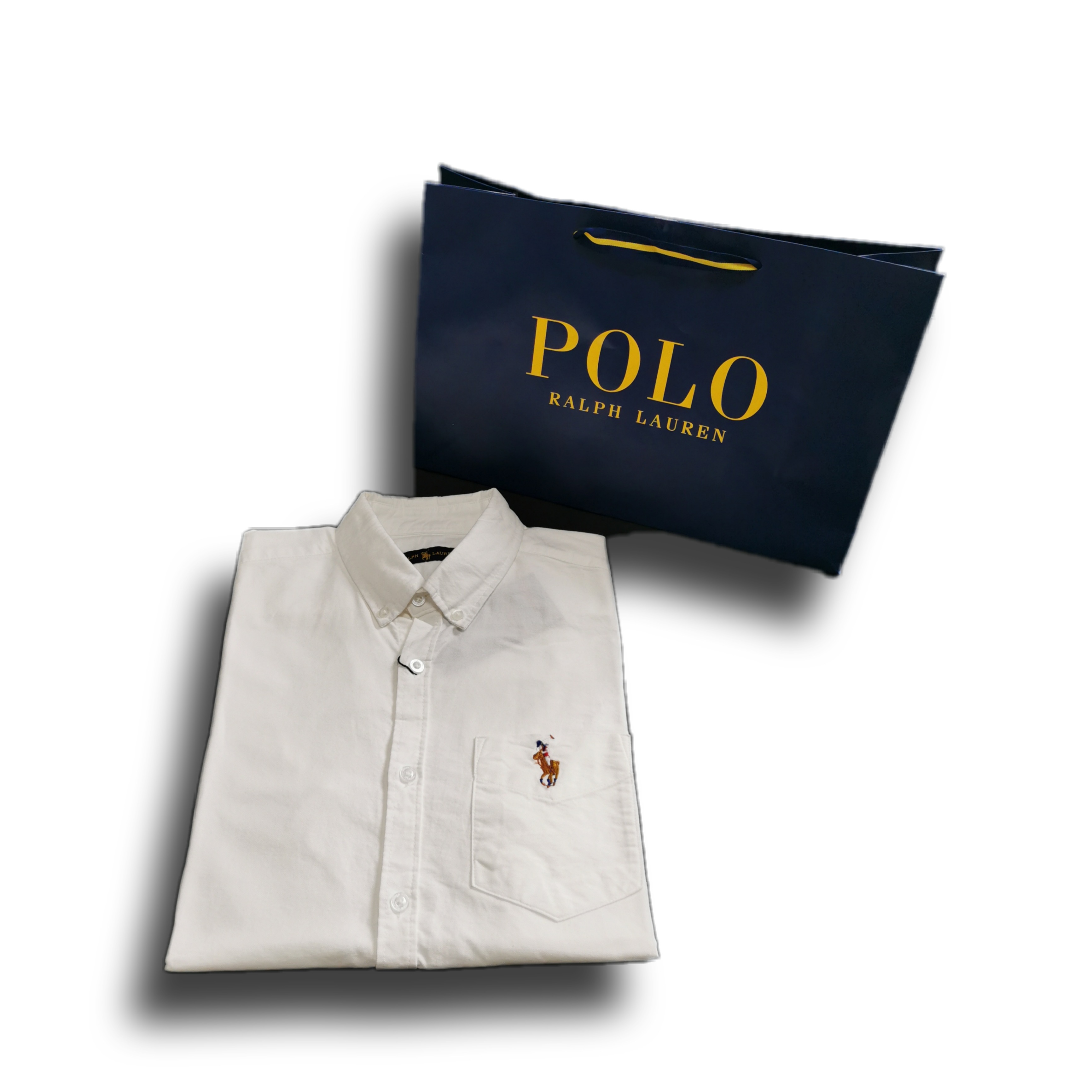 Polo Ralph Lauren Plain white Short Sleeve Shirt Size S-3XL 