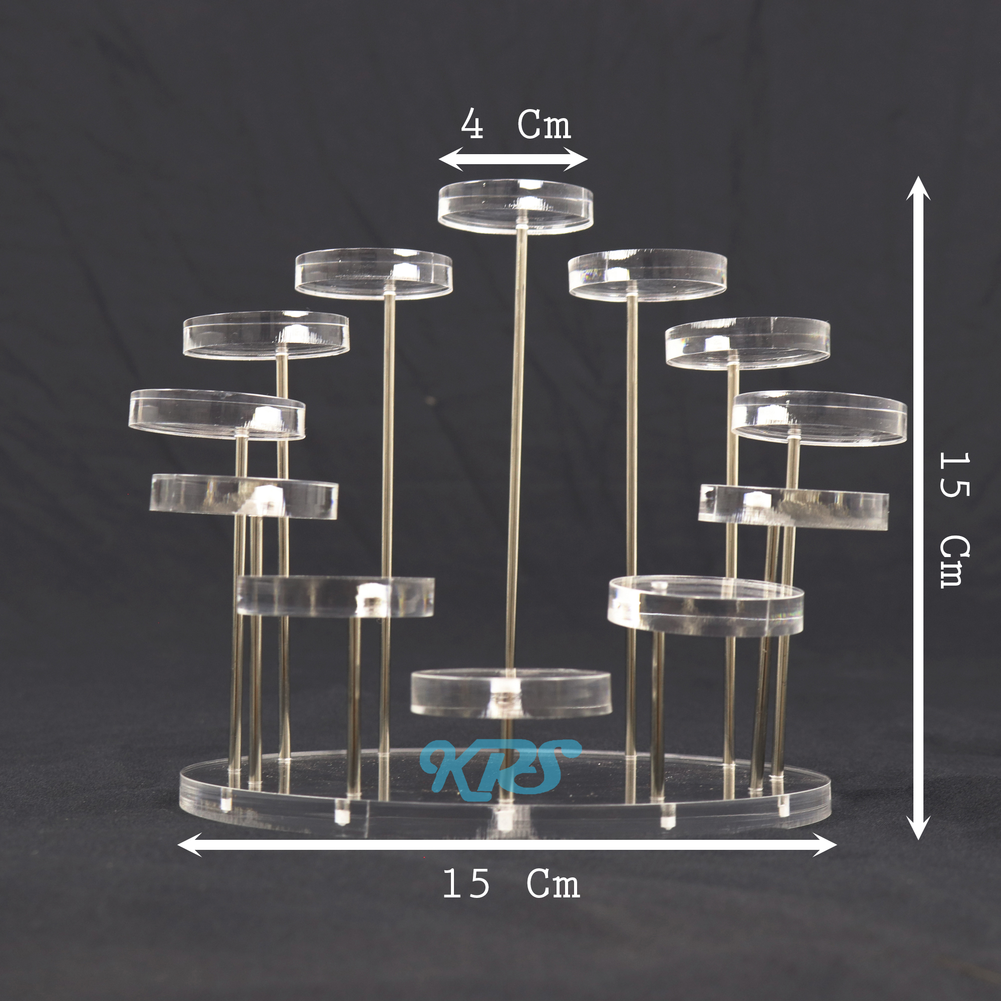 แท่นโชว์สินค้า แท่นกลม แท่นวาง ชั้นวางอะคริลิค ที่วางเครื่องประดับ แท่น