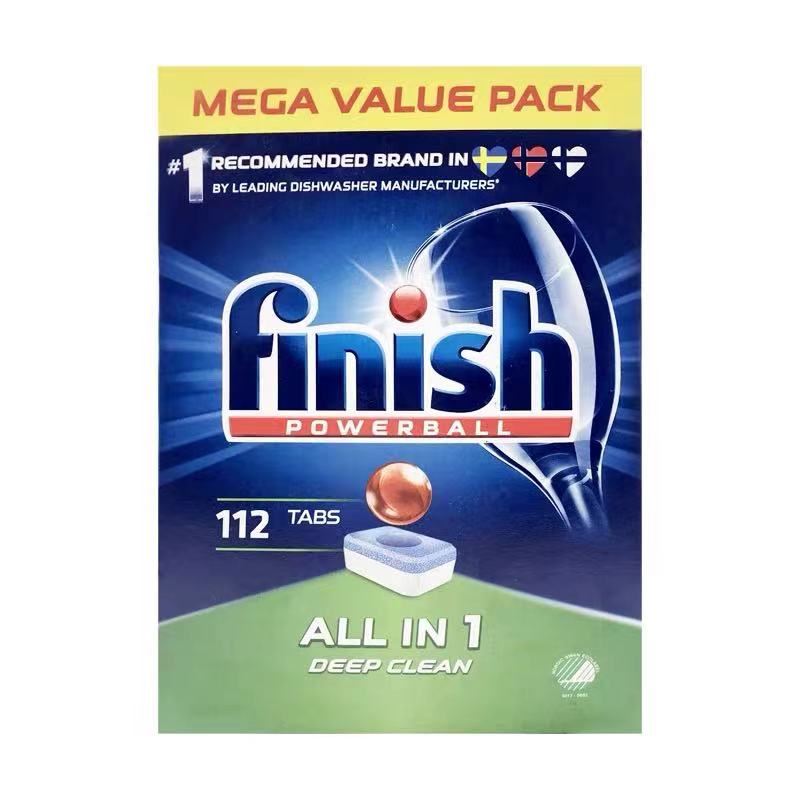 Finish Powerball All in 1 Deep clean Dishwasher Tablets 112 tabs x 17 g = 1904 g