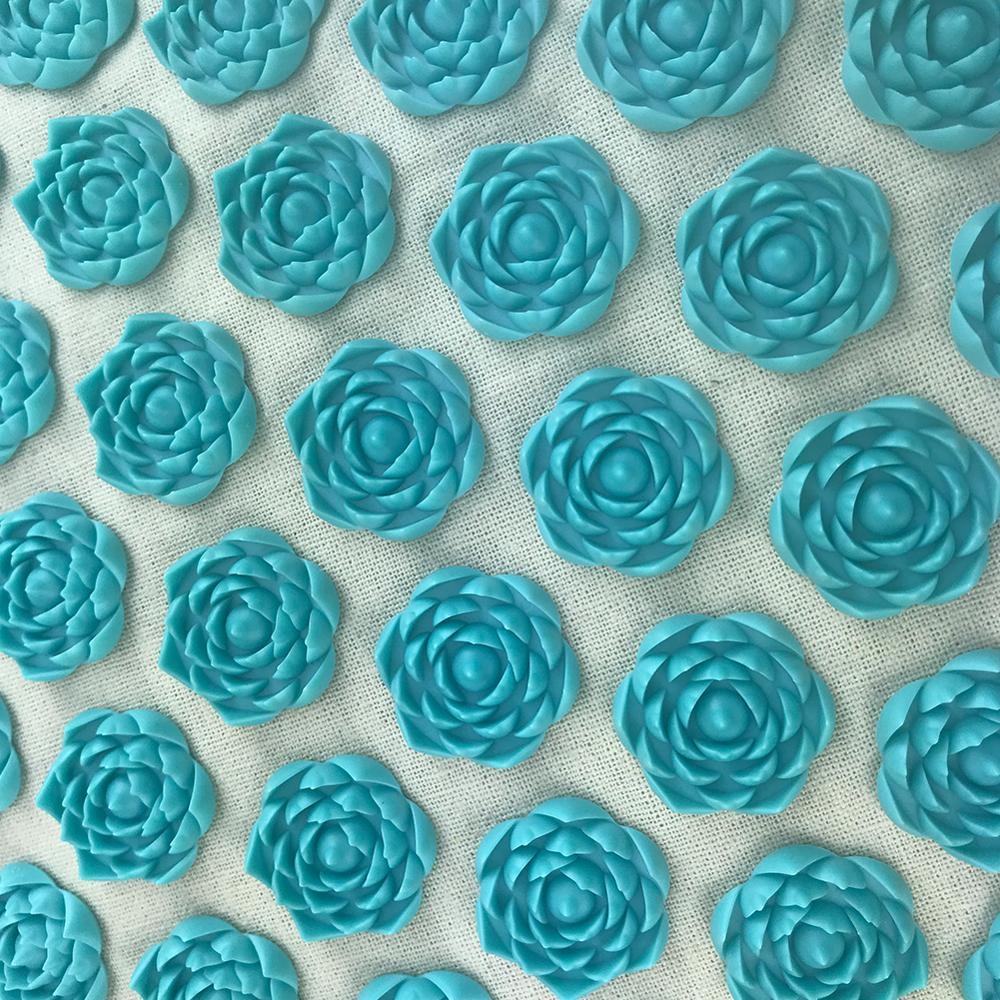 ♣ Fitness Yoga Spiky Mat Lotus Acupuncture Massage Mat Bed Pilates