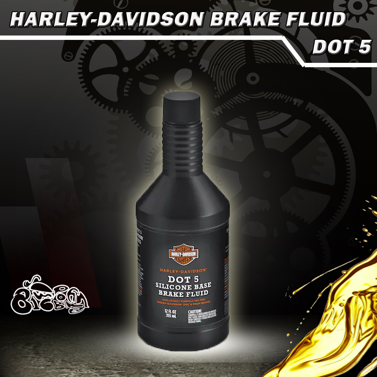 น้ำมันเบรค ฮาเลย์ เดวิดสัน ดอท 5 Brake Fluid Harley Davidson DOT5