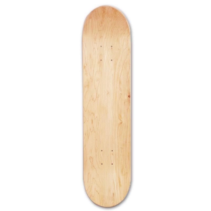 Mua 8Inch 8-Layer Maple Blank Double Concave Skateboards Natural Skate Deck Board Skateboards Deck Wood Maple