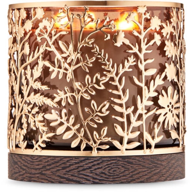 rose gold candle holder bath and body works