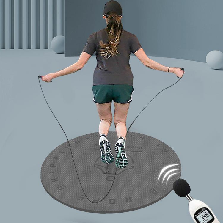 Jump Rope Mat Skipping Rope Mat Workout Mats for Home Gym Floor Shock Absorbing Fitness Pad Non