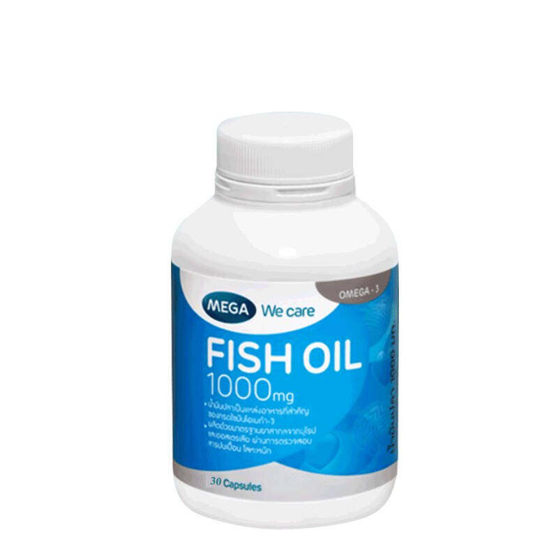 [Pro] Mega FISH OIL 1000mg 30 CAP ผลิตภัณฑ์เสริมอาหารน้ำมันปลา 1000 มก.