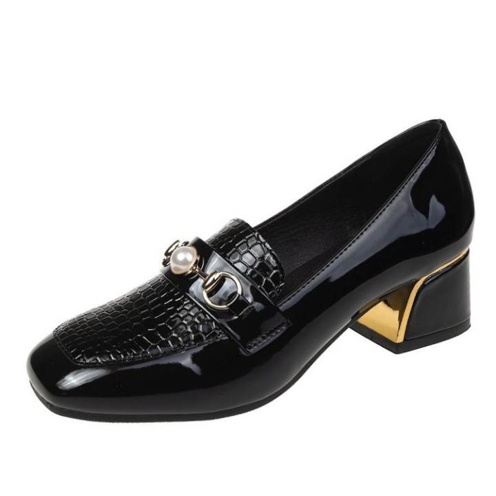 black work loafers