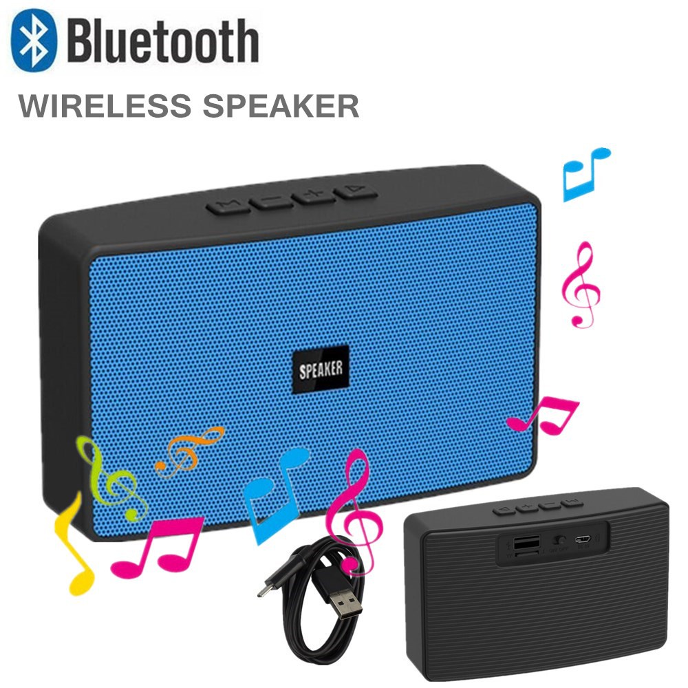 Portable Wireless Bluetooth Speaker T15 ลำโพงบลูทูธแบบพกพา รองรับวิทยุ FM / Micro SD การ์ด / การโทรออก รับสาย