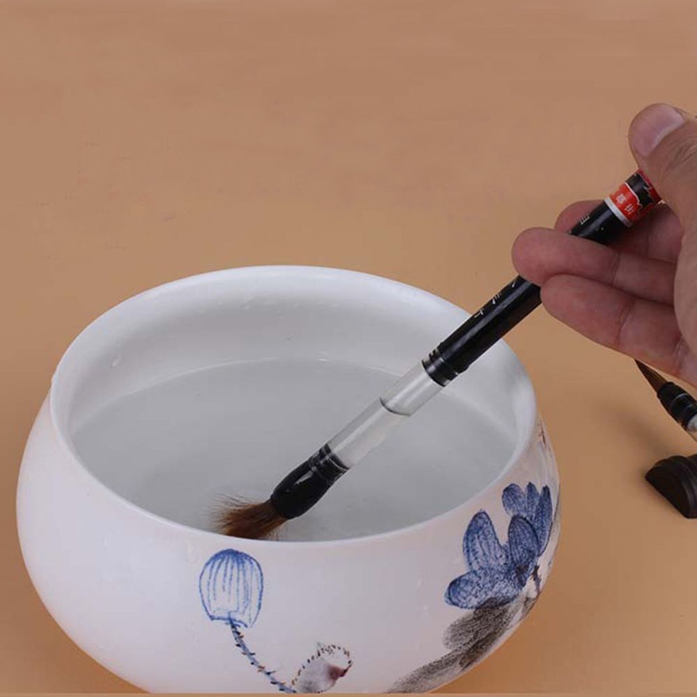 MMLUCK 1 Chiếc Bút Vẽ Viết Len Tự Động Thực Hành Tái Sử Dụng Sơn Bút Cọ Mực Nước Pít-tông Bút Cọ Nước Thư Pháp Nhật Bản Trung Quốc