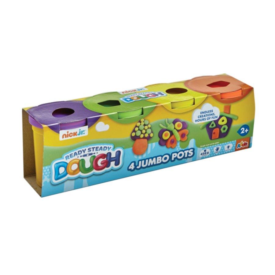 Nick Jr Ready Steady Dough  4 Jumbo Pots [คละแบบ/Random Skin] (915200)