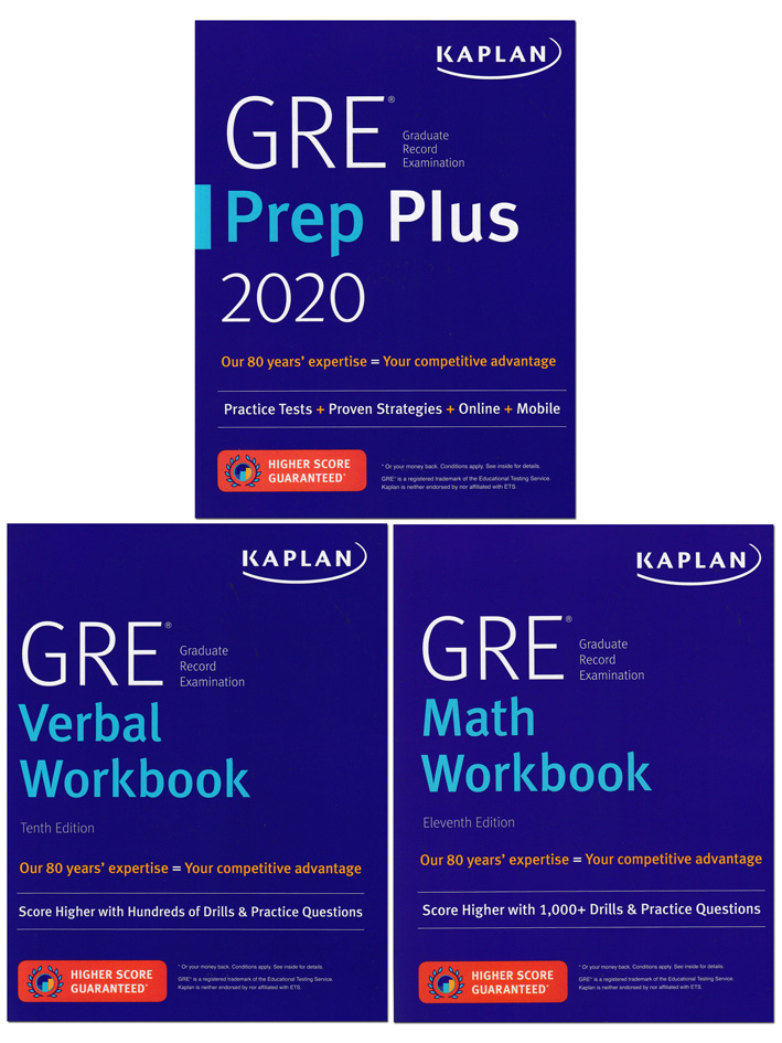 GRE Complete 2020: 3-Book Set: 6 Practice Tests + Proven Strategies + Online (Kaplan Test Prep) by DK TODAY