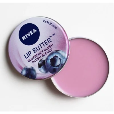 Nivea Lip Butter Blueberry บำรุงริมฝีปากและเพิ่มความชุ่มชื่นได้ตลอดทั้งวัน