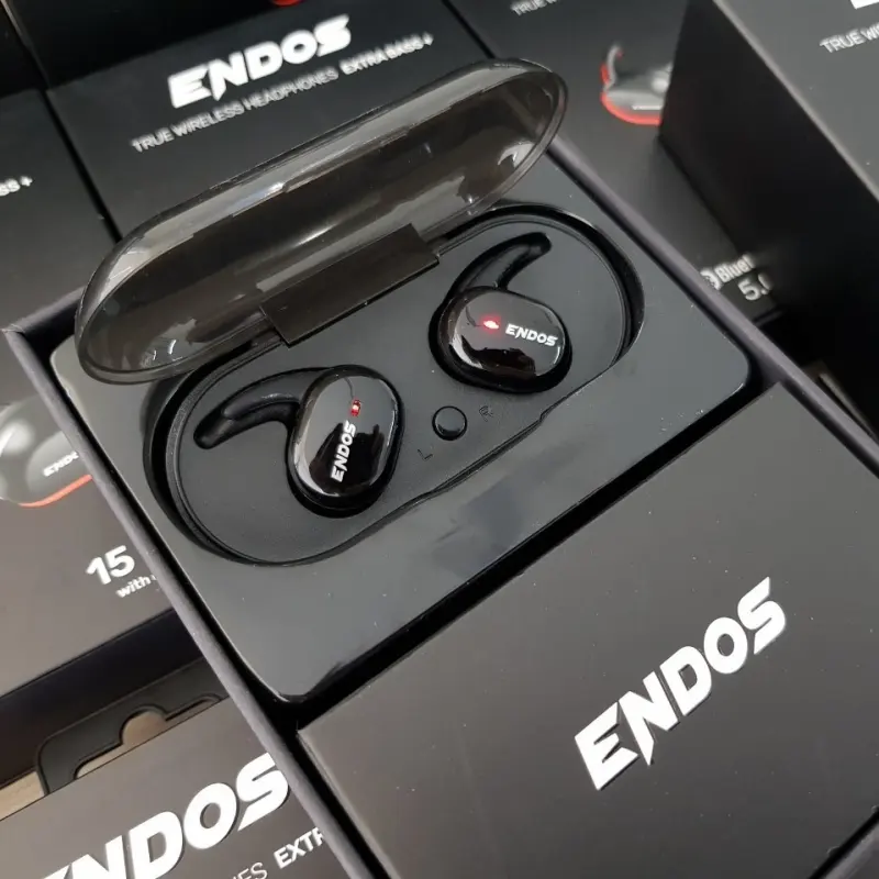 ภาพสินค้าN10. Endos  รุ่นใหม่ หูฟังบลูทูธ 5.0 เบสหนัก แบตอึด เสียงเทพมาก เสียงละเอียด ระบบไร้สาย True Wireless tmart จากร้าน tmart.official บน Lazada ภาพที่ 4