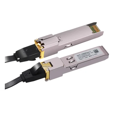 Gigabit RJ45 SFP Module 1000Mbps SFP Copper RJ45 SFP Transceiver Module Compatible with Cisco/Mikrotik Gigabit Ethernet ( 1ตัว )