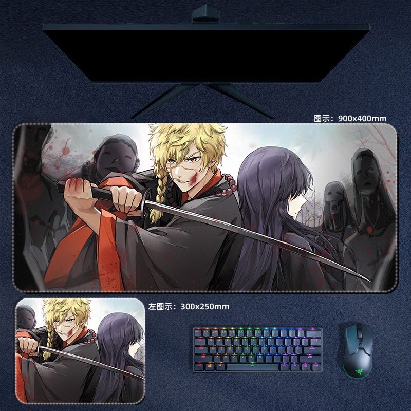 Anime Hells Paradise Mouse Pads Jigoku Raku Gabimaru Sagiri Choubei Touma  Xxl Mousepad Manga Computer Pad Acessórios Desk Mats - AliExpress