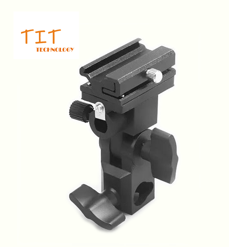 B ประเภทรองเท้าร้อนแฟลชที่แขวนร่มไฟหมุน Bracket สำหรับ Camera B Type Hot Shoe Flash Umbrella Holder Swivel Light Stand Bracket For Camera