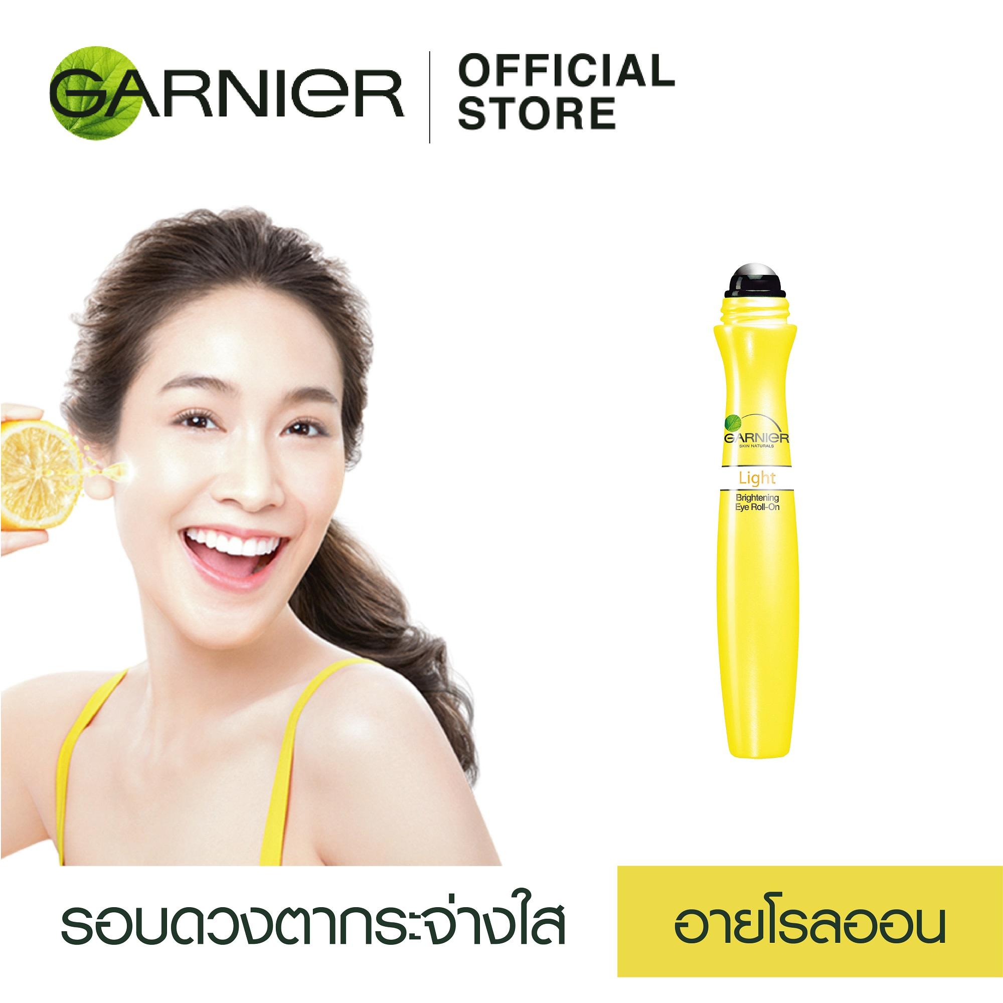การ์นิเย่ ไลท์ คอมพลีท มัลติ-แอ็คชั่น ไบรท์เทนนิ่ง อาย โรลออน 15 มล. GARNIER LIGHT COMPLETE MULTI-ACTION BRIGHTENING EYE ROLL-ON 15 ml Bright