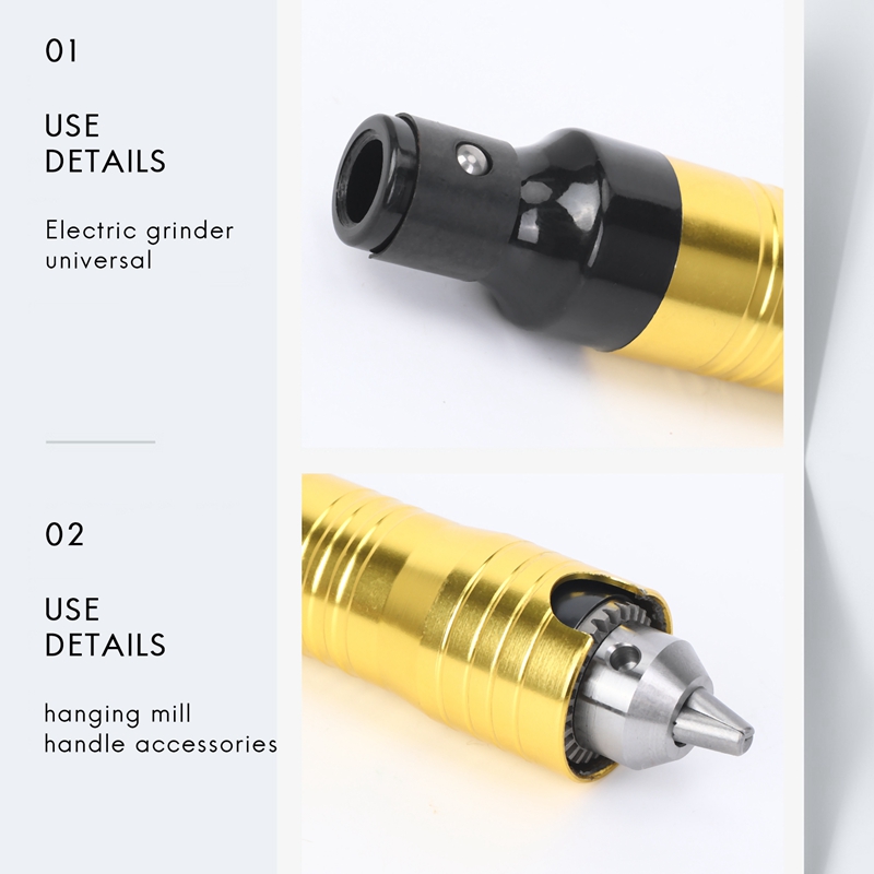 Flexible Shaft 6.5Mm Flex Shaft Handpiece Power Tool Electric Drill Handle Chuck Separate Mini Grinder Accessories