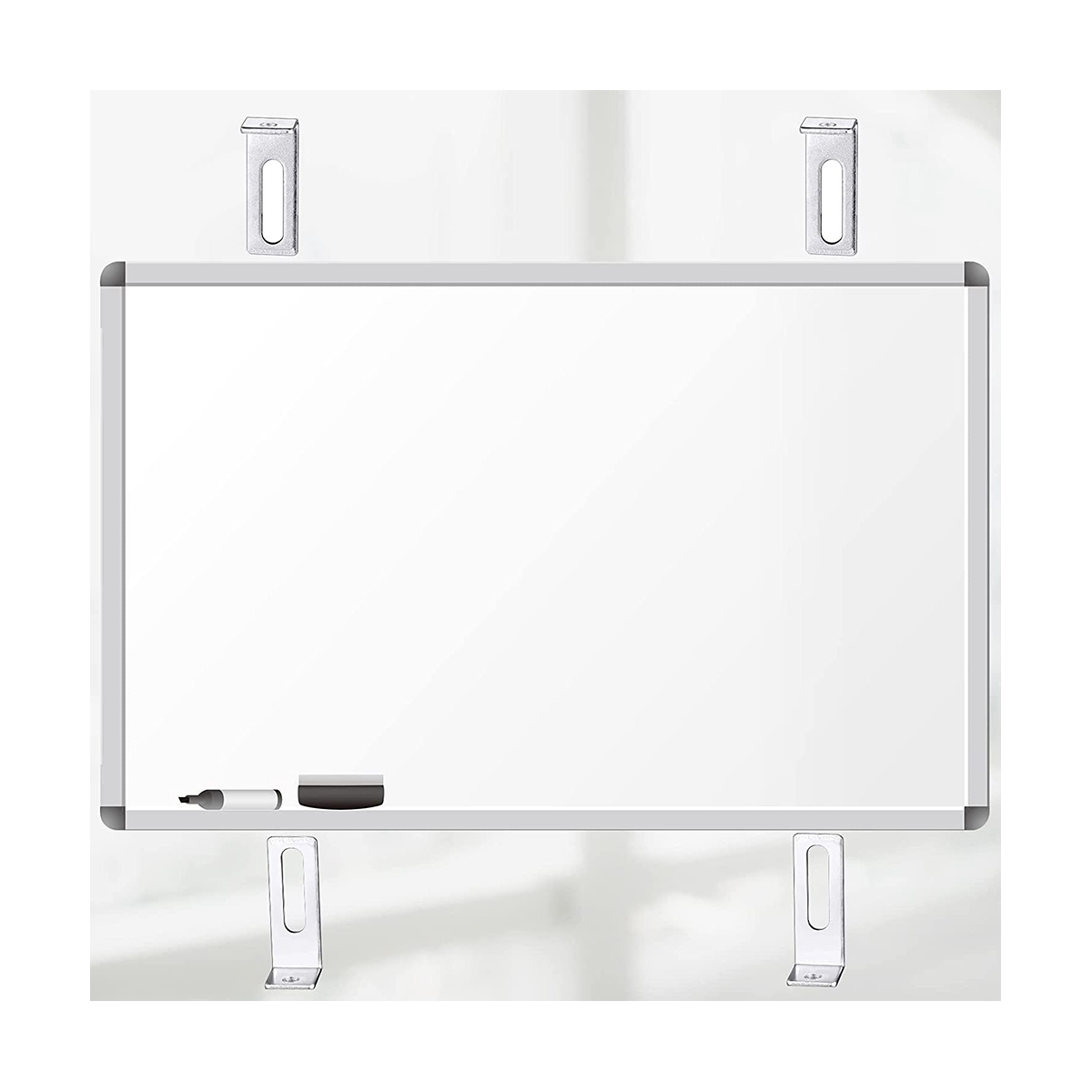 Mounting Brackets Whiteboard Installation Hardware Kit Wall Hanging Kit for Hanging Whiteboard School Office