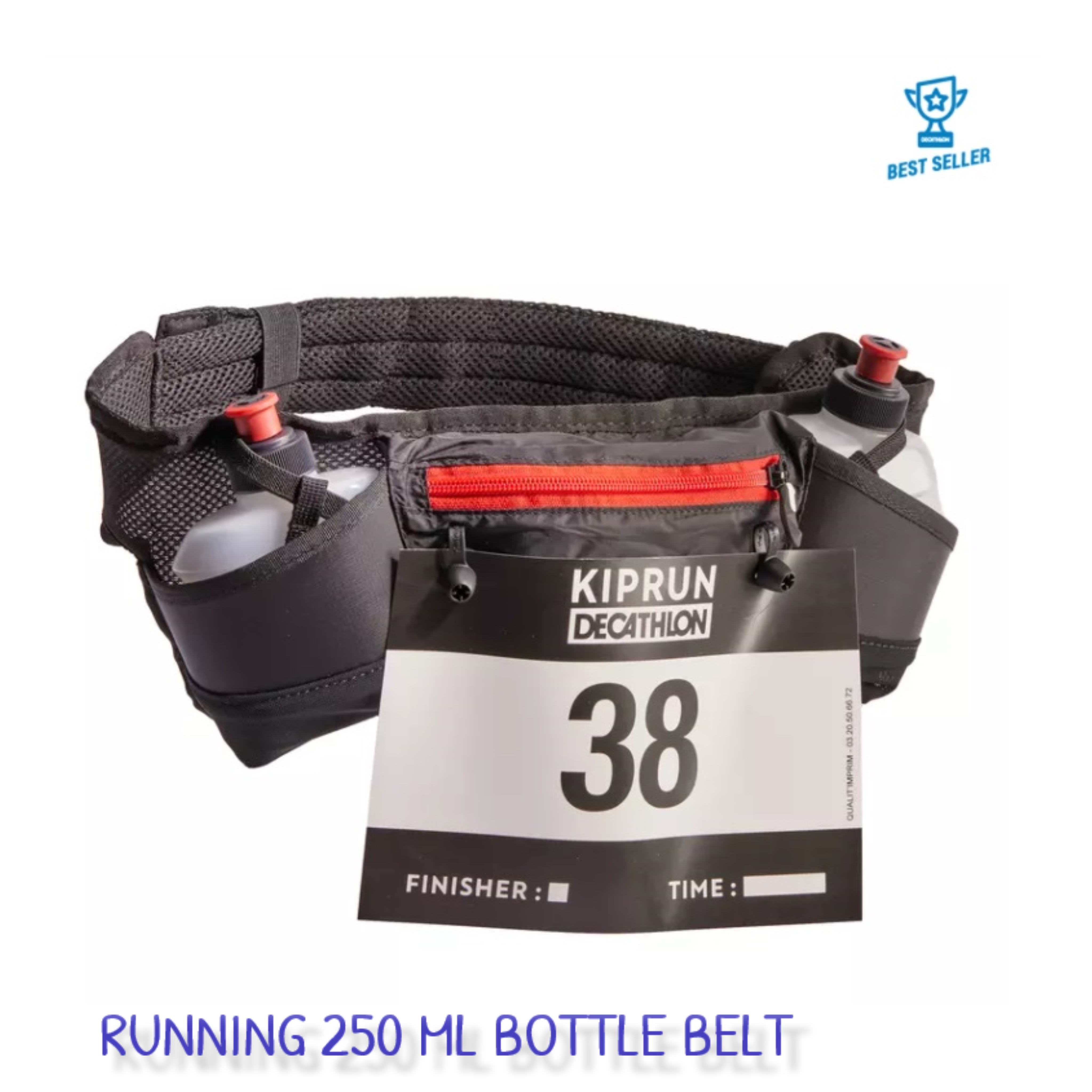 สายคาดเอว สำหรับ  วิ่ง + ขวดน้ำ ขนาด 250 มล. RUNNING 250 ML BOTTLE BELT