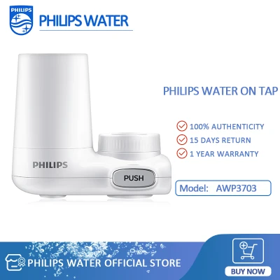 PHILIPS water purifier On-tap AWP3703 genuine water purifier with a premium faucet, 4 layers, Crisp and Pure tasting water straight from the tap [ Warranty 1 Years]