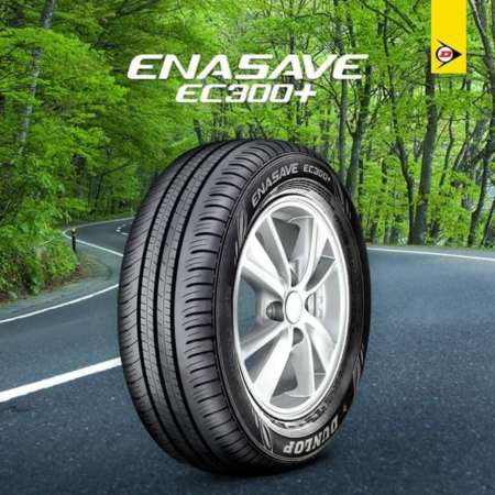 ยางใหม่ปี 2019  Dunlop ยางรถยนต์ 185/60R16 EC300+ จำนวน 4 เส้น แถมฟรีจุ๊บลมเหล็กนำเข้าจากประเทศญี่ปุ่น 4 ชิ้น