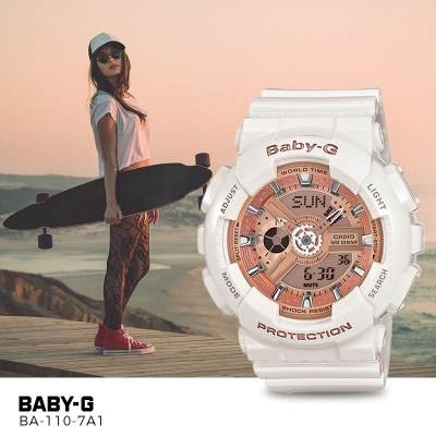 แท้ 100% นาฬิกา Baby G BA-110-7A1 ใบครบทุกอย่างประหนึ่งซื้อจากห้าง พร้อมรับประกัน 1 ปี แท้ 100% นาฬิกา Baby G BA-110-7A1 ใบครบทุกอย่างประหนึ่งซื้อจากห้าง พร้อมรับประกัน 1 ปี