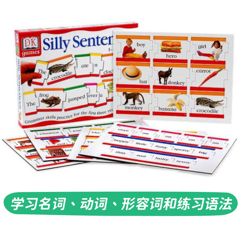 DK games DK games silly sentences book supply parentchild English